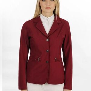 Horseware burgundy show coat xs
